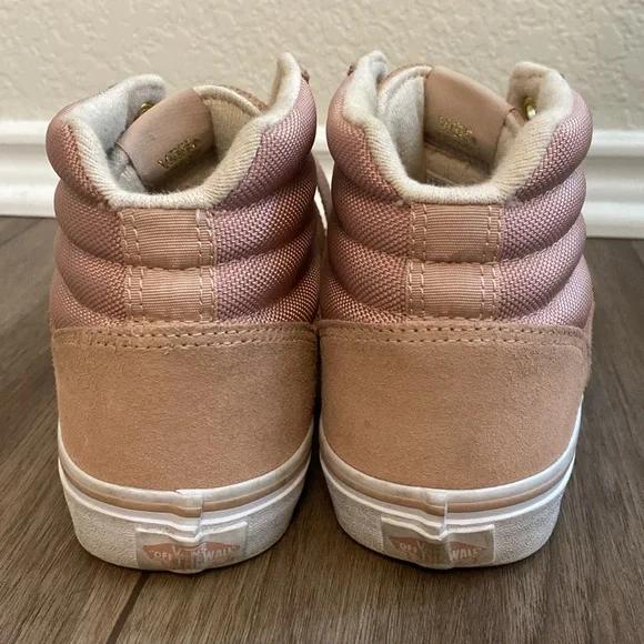 Vans Dusty Rose High Top Sneakers  - size 8.5 - Picture 4 of 5